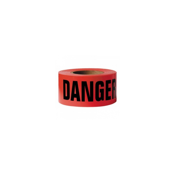 Red Danger Tape 3" x 1000' ERS Construction Products ERS