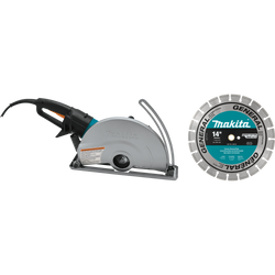 MAKITA 14" SJS Electric Angle Cutter w/ Diamond Blade