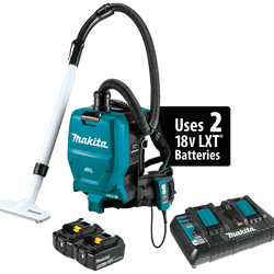 Makita 36V  1/2 Gallon HEPA Filter Backpack Dry Dust Extractor/Vacuum Kit (5.0Ah)