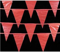 PERIMETER FLAG RED OSHA 105'