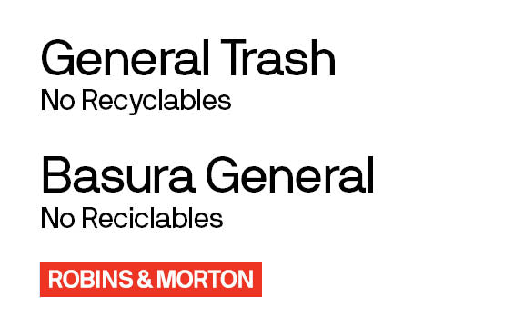 GENERAL TRASH / BASURA GENERAL - ERS Construction Products