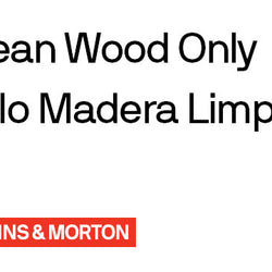 CLEAN WOOD ONLY / SOLOMADERA LIMPIA