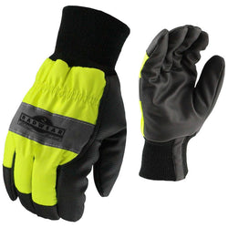 Cold Weather Gloves Hi Viz XL