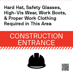Safety Attire Signage 24" x 36" English or Spanish