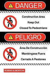 24" x 36" Danger - Construction Area - Keep Out - Sign