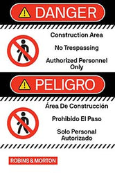 24" x 36" No Trespassing Sign 