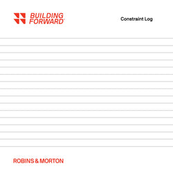  PVC 48"x 48" Constraint Log Project Board