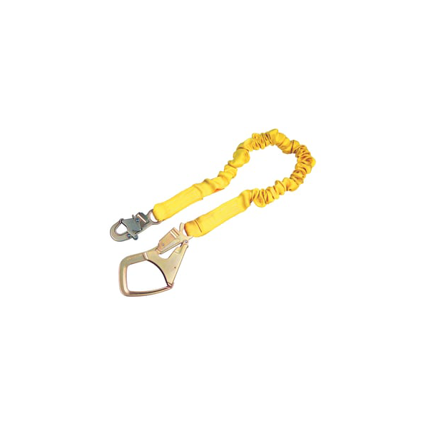 Lanyard 6' Shock Absorbing with Rebar Hook - ERS Construction Products