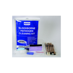 Photo of a bloodborne pathogen kit.