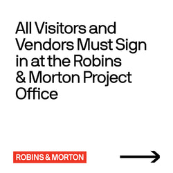 Visitor Sign In 24" x 24"