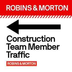 Construction Team Member Traffic 24" x 24"