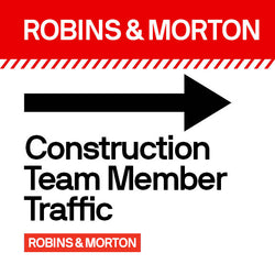 Construction Team Member Traffic 24" x 24"