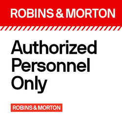 Authorized Personnel Only 24" x 24"