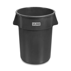 Trash Can 44 Gal Black