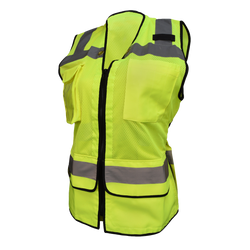 Ladies Heavy Duty Surveyor Safety Vest